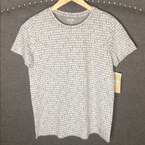 SOLD.   Michael Kors Pearl Heathe TShirt Size S